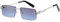 Retro randlose Sonnenbrille für Männer Frauen Rechteck Ultra-Small Frame Sonnenbrille Durchsichtige Brille