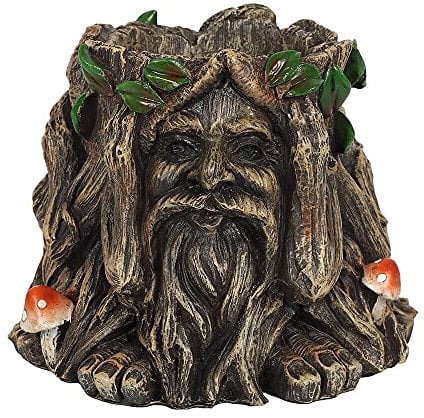 something different Green Man Plant Pot