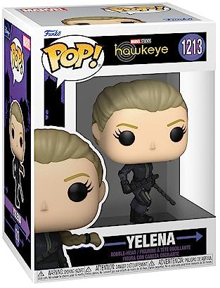 Funko Pop! TV: Marvel - Hawkeye - Yelena - 1/6 Quote Für Seltene Chase-Variantease, Hawkeye TV Show - Vinyl-Sammelfigur - Geschenkidee - Offizielle Handelswaren - TV Fans - Modellfigur Für Sammler