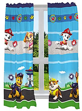 Franco Kinderzimmer Fenstervorhänge Set 208 x 160 cm Paw Patrol
