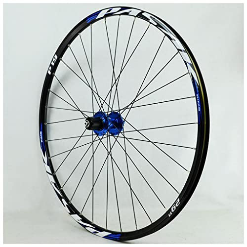 Rueda Trasera MTB 26 27,5 29 Pulgadas, Aluminio Doble Pared 4 Cojinetes Freno Disco Llanta para Cubierta 32H Carreras Montaña Centro Ciclismo Rueda Libre (Size : 29 Inch)