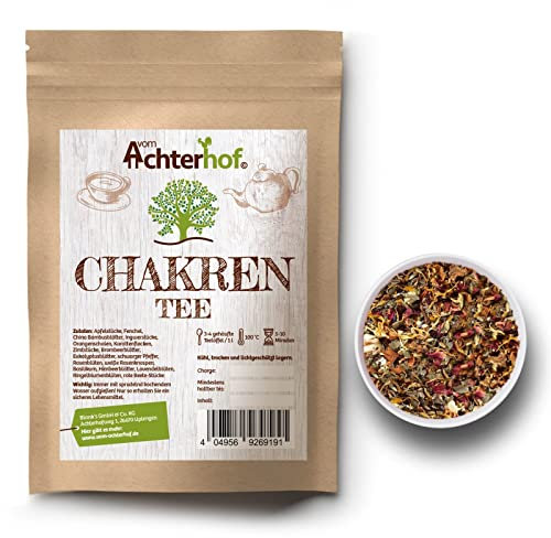 Chakrentee 250g | Fruchtig aromatischer Geschmack | aromatische Kräuter- und Gewürzmischung | Kräutertee Teemischung | vom Achterhof