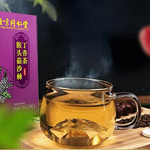 150 g di tè ai chiodi di garofano dell'olivello spinoso di Hericium erinaceus 5 g * 30 bustine di tè nutriente tisana salutare naturale alle erbe
