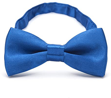 RSXING Kinder Jungen Fliege Kinderfliege Klassische vorgebundene Fliege Kleinkinder Fliege Baby Verstellbare Smoking Fliege für Hochzeit Geburtstag Party Mode Zubehör - Navy blau