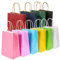 Paper Bags with Handles (30 Pack,130 GSM), HCYW Coloured Paper Party Bags for Kids Party, Kids Party Bags for Sweet, Birthday, Wedding, Christmas, Halloween, Retail, Party Favor(15x21x8cm)