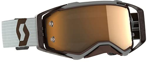 Scott Prospect Amplifier MX Goggle Cross/MTB Brille braun/grau/goldfarben Chrom Works