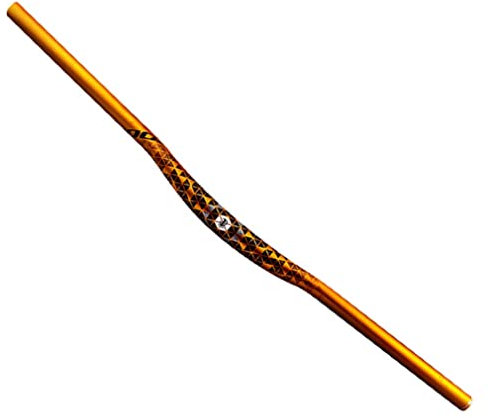 HIMALO Mountainbike Riser Lenker 31,8mm MTB Lenker 780mm 800mm Aluminiumlegierung Extra Lange Stangen DH/XC/AM (Color : Gold, Size : 800mm)