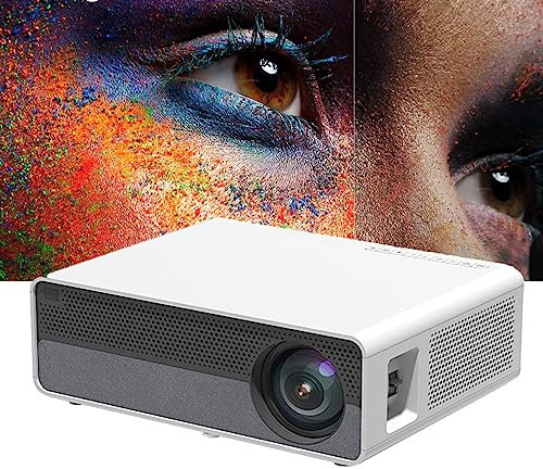 RIDAEX Projecteur Home Office 4K Ultra-Haute Définition Projection Murale Projecteur Chambre Smart Home Cinéma Téléphone Mobile Écran de Projection