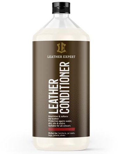 Leather Expert Leather Conditioner 1000ml | Premium Lederpflege für Auto und Möbel | Reinigung und Pflege für Echtleder und Kunstleder | Lederreiniger und Pflegemittel für Autositze, Sofas und Taschen