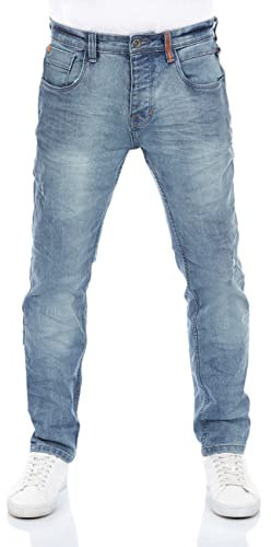 riverso Jeans Herren Stretch Slim Fit RIVCaspar Jeanshose Hose Denim | Schwarz Blau Grau 29 30 31 32 33 34 36 38