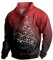 Hoodie Herren Camouflage Shirt Herren Fahrradjacke Pullover Y2k Hoodie Hoodie Uhr Herren Daunen Weste AFD T-Shirt Spitzen Oberteil Anzüge Herren(3-Wine,L)