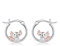 Axolotl Ohrringe Sterling Silber 925 Axolotl Hoop Ohrringe süße Ohrringe Axolotl Schmuck Geschenk für Frauen Mädchen Kinder Kinder
