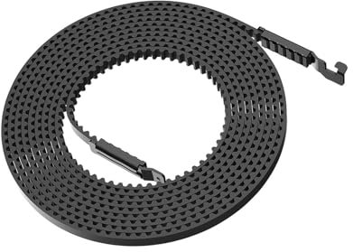 F Fityle Courroie d'ouverture de porte de garage, remplacement de pièces de système d'ouverture de porte, courroie d'entraînement silencieuse de 6M pour garage