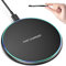 Wireless Charger, Wireless Charging Pad for iPhone 16/15/14/13/12/11 Pro/Pro Max/XS Max/XR/SE, Wireless Charging Mat Station for Samsung Galaxy S22/S21S20/S10/S9/Note10/9, AirPods 2/Pro