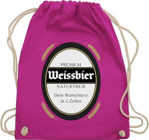 Turnbeutel Rucksack - Karneval Accessoire Fasching - Bier Kostüm Weissbier Bierflasche Kostüm Bierdose Gruppenkostüm Bierkasten Gruppenkostüm Sixpack Bier Karnevalskostüme Gruppe Fastnacht I
