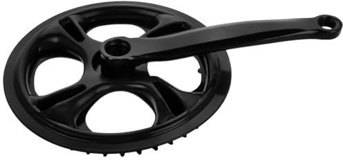 NESTINGHO Rennrad Kurbelgarnitur 42 Zähne Singlespeed mit Kettenblattabdeckung und Vierkantkurbelarm Mountainbike Ausrüstungssatz für Sportliches Fahren Straße und Trail