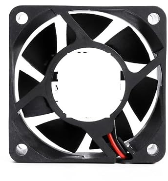 YUNHUOZ 2pcs for SXDOOL quiet silent fan 24v dc 60mm 60X60X25 mm sleeve Bearing 24V 0.10A pc cpu case cooling 6025 cooler