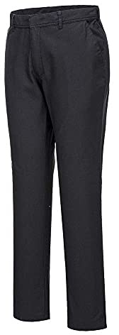 Stretch Slim Fit Chinos - Color: Black - Talla: 40