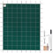 VEVOR Copertura di Sicurezza per Piscina Adatta a 20x40ft, Copertura di Sicurezza Rettangolare per Piscina Interrata, Copertura Verde di Sicurezza Invernale