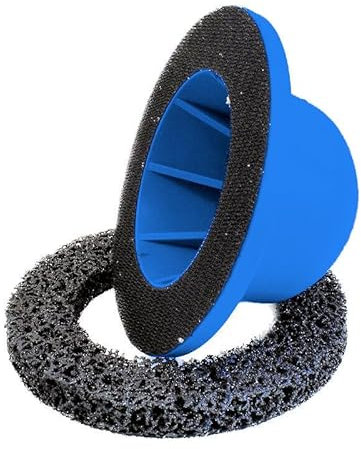 Rotools Radnabenschleifer blau Topfschleifer Radnabe reinigen schleifen entrosten 150mm für 1/2 Schlagschrauber