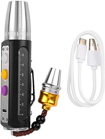 Fdit L'identification de Jades d'expert de lampe de poche de 3 LED allume l'inspection de pierres précieuses de bijoux de détecteur de gemmes