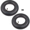 4.00/3.50-6 350/400-6 3.50-6 4.00-6 4.10-6 Inner Tube(2 Pack) with TR87 Angled Valve Stem Replacement for Hand Trucks Lawn Mowers Yard Trailers Wheelbarrows