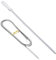 Ungfu Mall Sink Cleaning Brush and Refrigerator Scrub Brush Drain Snake Sink Unblocker Tool Sewer Cleaning Hook for Bath Plug, Fridge Cleaning and Unclogging Kit