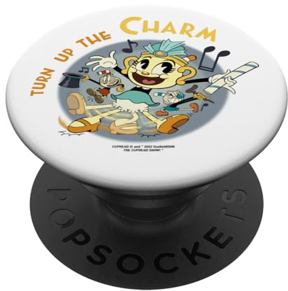 Cuphead Show! Ms. Chalice Turn up the Charm PopSockets Adhesive PopGrip