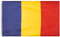MUWO Flagge Nations Together 90 x 150 cm Nationalmanschaften, doppelseitige Gartenflagge, wetterfeste Fanflagge, Fußballflagge Polyester Länderfagge Deutschland mit Ösen (Rumänien)