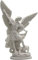 Sankt Michael Erzengel besiegt Luzifer Griechische Statue Skulptur Figur 28 cm