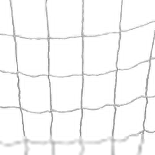 Lwuey Fußball Tornetze, 3.6x1.8m Fußball Netz Ersatz Trainingsnetz Fußballtornetz Zubehör Faltbares Tragbares Wetterfestes Lacrosse Trainingsgeräte für Fußballliebhaber mit Tragetasche(12x6FT)