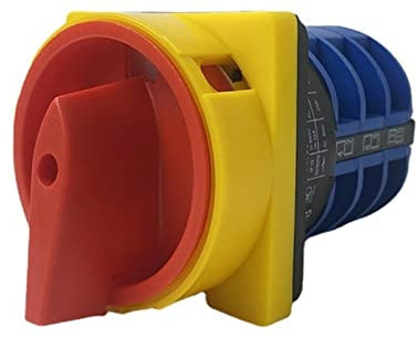 ZTHOME LW26GS-32/3 YMW26GS-32A 690 V Sperre Stromabschaltung Motorisierte Nockendrehschalter Elektrische Umschaltung Selector 1 Stücke (Color : 1-0-2)