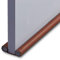 HOOZ Zugluftstopper für Türen, PU Leder Türdichtung Luftzugstopper mit Doppeldichtung, Zuschneidbar Tür Zugluftstopper Windstopper und Türluftstopper (Braun, 1 Stück)