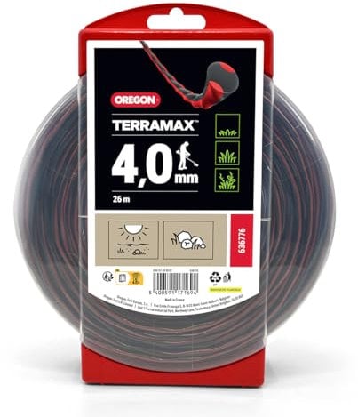 Oregon Freischneidefaden Terramax, 4,0 mm x 26 m