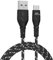 USB C Fast Charging Cable for Samsung Galaxy A04s A14 A24 A34 A54 A03s A13 A33 [Type C] Fast Charging [Strong] Cable [Nylon Braided], USB A – Type C Phone Charger Cable Lead [1 Metre] - Black