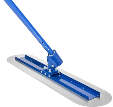 Loobiiny Betonverteiler 120cm Betonglätter Betonschieber Betonpatsche Beton Glätter Teerverteiler Splittschieber 5,4m lang