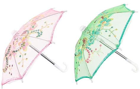 TOGEVAL Miniatur Regenschirme Für Robuste Tisch Dekoration Und Pink Und Perfekt Für Mikro Landschaften Kreative Deko Ideen