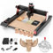 Twotrees CNC Router Machine TTC450 PRO, CNC Spindle Motor Kit 500W, CNC Maschine GRBL Steuerung Graviermaschine Router Arbeitsbereich 460 x 460 x 80 mm zum Gravieren Schneiden von MDF Acryl Massivholz