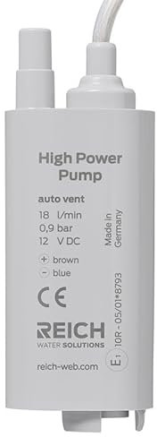 Tauchpumpe 12V – 18L/min, mit Entlüftung, für Wohnmobil, Caravan & Boot