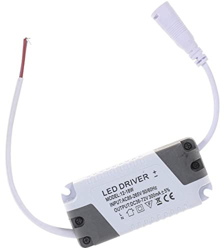 VILLCASE 18W Fuente De Alimentación LED Dc Convertidor Ac Dc Driver Estable y Seguro Para Luces LED Compatible Con Downlights y Lámparas