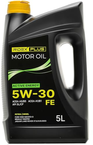 RIDEX PLUS Active Energy 5W-30 FE Motoröl, Synthetiköl ACEA A5/B5, ACEA A1/B1, Motorenöl 5L