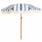 Sombrilla grande de 2 metros para playa, con flecos, UPF 50+, impermeable, para jardín, terraza, patio y piscina.