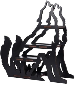 mophrati Salon Spa Desktop Kristallstein Organizer Mehrere Schichten Ätherisches Öl Regal Wohnzimmer Dekorative Regal Dekoration, Tier
