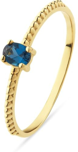 CHRIST Damen-Damenring 1 Farbstein 54, Gelbgold 32031060