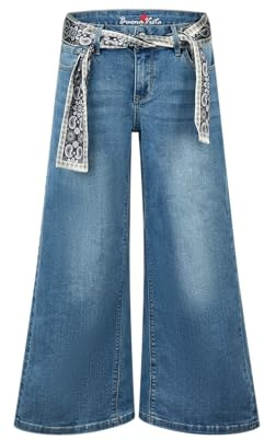 Buena Vista Italy Palazzo Stretch Denim - Jeans Damen - Palazzo Jeans - Wide Leg - S