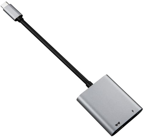 Wcone Upgraded USB-C to AR Glasses Hub Support 100W PD Fast Charging - for Nintendo Switch 2/OLED/1, Steam Deck, ROG Ally, iPhone 15-17, Android, Viture/RayNeo/Xreal - 4K@60Hz 2K/1080P@120Hz - Silver