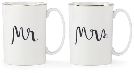 Kate Spade New York 875108 Wickford Highball Lot de 2, Porcelaine, n/a, n/a