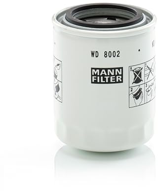 MANN-FILTER, WD 8002 Oil Filter | For Off-Highway, Highest Filtration Performance, Engine Protection, High Quality Sealing, True OE Engineering