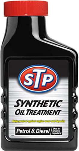 STP Synthetic Oil Treatment for Petrol and Diesel Engines 300ml, Protects Against Engine Wear, Reduces Pistol Deposit and Oil Consumption, Mechanical Car Cleaning Products, Made in the UK