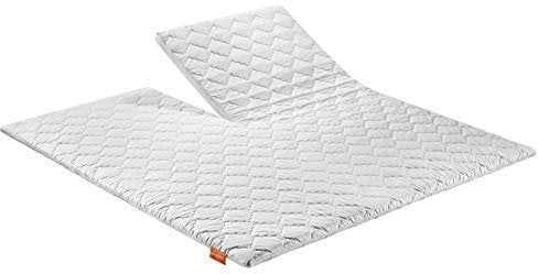 sleepling Split Topper 180x200 Kaltschaum, Matratzentopper 6cm dick, orthopädische Matratzenauflage, für alle Matratzen und Betten, Made in EU, Ökotex, Waschbar 60 Grad